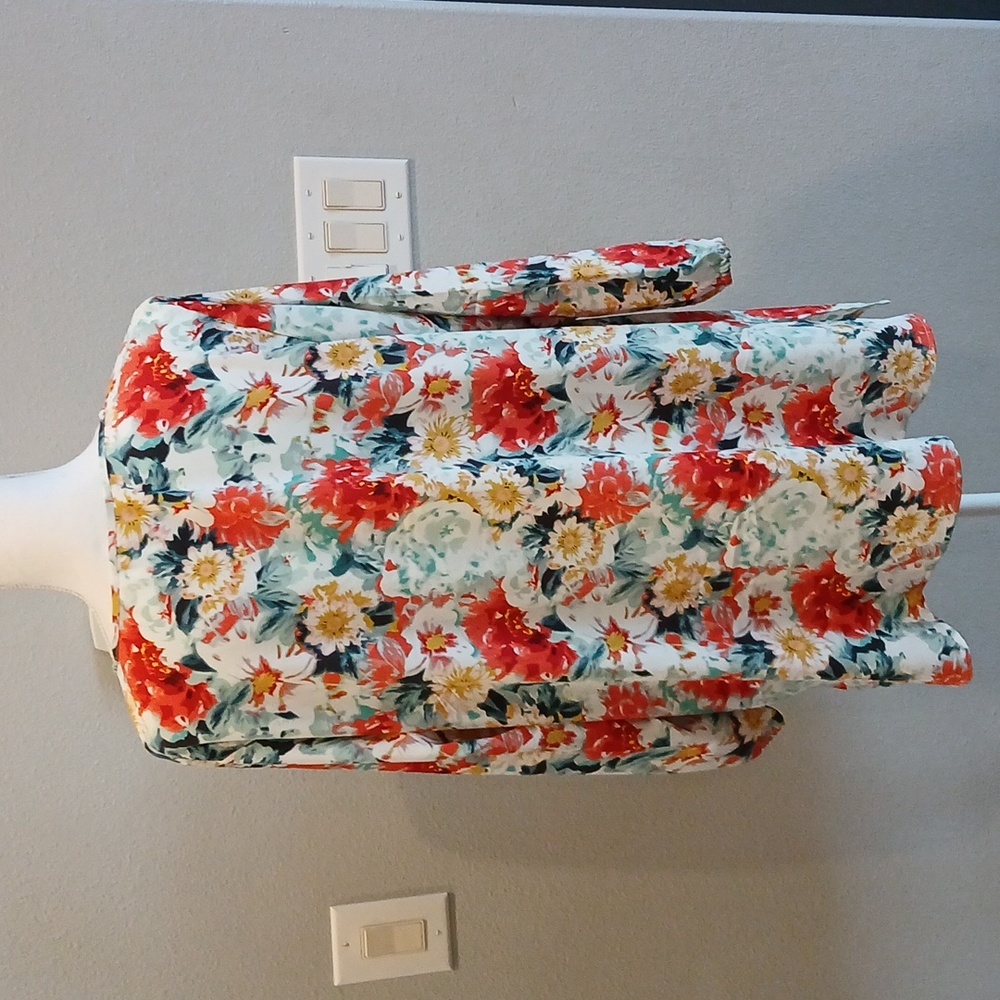 Mario Serrani Multicolor Floral Blouse Spring Flower XL - Picture 4 of 7